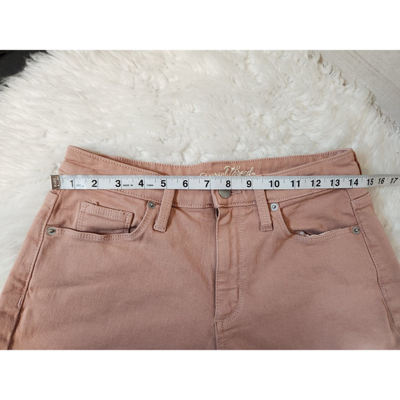 Universal Thread High-Rise Frayed Hem Short Size 6 Beige Pink Casual Summer Wear - Picture 5 of 7